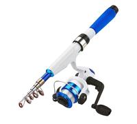 Poli da in mare | canna da fusione 'asta di mare | Kit combinato per bobina di piccola | Kit di da cattura di pesce da viaggio portatile | Aste di pesci telescopiche per pesc