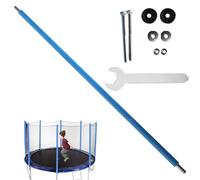 Poli di ricambio per trampolino - Kit poli con alloggiamento di sicurezza | Stabile poli di supporto per baldacchino per trampolini esterni, parti di protezione a vite per il salto di rete e fissaggio