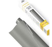 POLI-FLEX® CARBON Vinile di Trasferimento per Tessuti - Vinile di design con effetto carbonio per applicazione a caldo, vinile per plotter per magliette DIY, Carbonio Argento, 30,5 cm x 61 cm