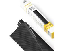 POLI-FLEX® CARBON Vinile di Trasferimento per Tessuti - Vinile di design con effetto carbonio per applicazione a caldo, vinile per plotter per magliette DIY, Carbonio Nero, 30,5 cm x 61 cm