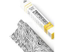 POLI-FLEX® DESIGN Vinile Di Trasferimento Per Tessuti In Stile Zebra Da Applicare A Caldo, Vinile Per Plotter Per Magliette DIY, 30,5 Cm X 61 Cm