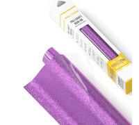 POLI-FLEX® PEARL GLITTER® - Vinile glitterato per tessuti - Vinile flessibile con effetto glitter da applicare a caldo, vinile da intaglio per magliette DIY, Lavanda, 30,5 cm x 61 cm