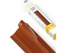 POLI-FLEX® PEARL GLITTER® - Vinile glitterato per tessuti - Vinile flessibile con effetto glitter da applicare a caldo, vinile da intaglio per magliette DIY, Rame, 30,5 cm x 61 cm