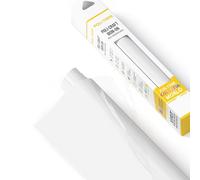 POLI-FLEX TURBO - Pellicola di trasferimento per tessuti, pellicola flessibile da applicare con il ferro da stiro, per magliette fai da te, bianco opaco, 30,5 cm x 305 cm (confezione preventiva)