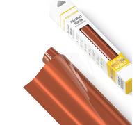 POLI-FLEX® TURBO® - Vinile per trasferimento per tessuti - Vinile Flex da applicare con ferro da stiro, vinile da taglio per magliette DIY, Bronzo opaco, 30,5 cm x 122 cm