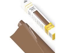 POLI-FLEX® TURBO® - Vinile per trasferimento per tessuti - Vinile Flex da applicare con ferro da stiro, vinile da taglio per magliette DIY, Caffè opaco, 30,5 cm x 122 cm