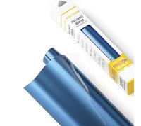 POLI-FLEX® TURBO® - Vinile per trasferimento per tessuti - Vinile Flex da applicare con ferro da stiro, vinile da taglio per magliette DIY, Blu brillante opaco, 30,5 cm x 122 cm