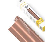 Poli-Flex® Turbo® - Vinile Termo trasferibile per Tessuti - Foglio di Pellicola Flessibile stirabile, Foglio per per t-Shirt per Plotter Cricut e Silhouette, Oro Rosato, 30,5cm x 122 cm