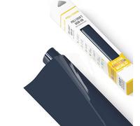Poli-Flex® Turbo® - Vinile Termo trasferibile per Tessuti - Foglio di Pellicola Flessibile stirabile, Foglio per per t-Shirt per Plotter Cricut e Silhouette, Blu Navy, 30,5cm x 122 cm