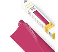 Poli-Flex® Turbo® - Vinile Termo trasferibile per Tessuti - Foglio di Pellicola Flessibile stirabile, Foglio per per t-Shirt per Plotter Cricut e Silhouette, Fucsia, 30,5cm x 122 cm
