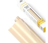 Poli-Flex® Turbo® - Vinile Termo trasferibile per Tessuti - Foglio di Pellicola Flessibile stirabile, Foglio per per t-Shirt per Plotter Cricut e Silhouette, Champagne, 30,5cm x 122 cm