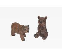 Poli Orso Bruno 2Fach L 3 Fino A 6,5 Cm PoliResina Miniatura Figura