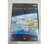 Poli Pianeta TERRA BBC David Attenborough - DVD Regione 2 Spagnolo Inglese Nuovo