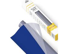 POLI-TAPE TUBITHERM® FLOCK Vinile di trasferimento con superficie vellutata per tessuti - Flock per il ferro da stiro, vinile per plotter per magliette DIY, Blu, 30,5 cm x 61 cm