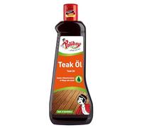 Poliboy, olio per la cura del legno per legni duri scuri, protezione del legno e rinnovamento dei colori, ideale per mobili da giardino, 1 x 500 ml, prodotto in Germania