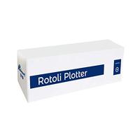 POLICART Confezione 4 Rotoli Plotter 61 x 50 Metri 90 gr. mq Anima 50 Carta Bianca Stampa Inkjet Compatibile con HP EPSON Canon