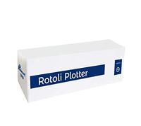 POLICART Confezione 4 Rotoli Plotter 91,4 x 50 Metri 90 gr. mq Anima 50 Carta Bianca Stampa Inkjet Compatibile con HP EPSON Canon
