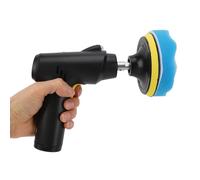 Policatore Tampone a Corda a 3 velocità Motore di Lucidatura Elettrica Portatile Regolabile One Chiave di Luce Ricaricabile Ricaricabile per Auto a Pavimento in Pelle per