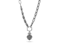 Police, ,Accessories ,Uomo ,Grigio ,ONE SIZE Collana Uomo Crest