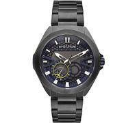 Police Ranger II Urban Feel - Orologio da polso da uomo, con cinturino placcato agli ioni, nero/blu, Bracciale