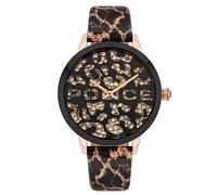 Police Orologio Donna PL16028MSRB.02 – Analogico al quarzo, cinturino cuoio Ø 36 mm