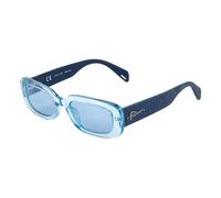 Police Blue Acetate Sunglasses