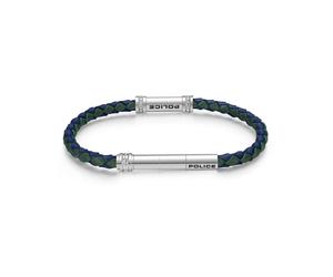 Police Bracciale da uomo in pelle Blu/Verde Bracciale da uomo Bracciale in pelle Bracciale da uomo in pelle Bracciale da uomo in pelle Bracciale in pelle