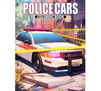 Police Cars Coloring Book: Action Coloring pages with Patrol Car Designs for All Ages Stress Relief and Relaxation