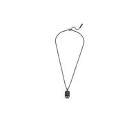Police Collana In Acciaio Nero Motivo - Collana