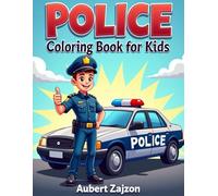 police coloring book for kids: easy coloring book for kids.