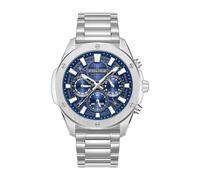 Police - Cronografo Moonstrike - Quartz movimento dell'orologio - Larghezza della cassa: 50.5 mm - Acciaio inossidabile - Blue - 5 ATM