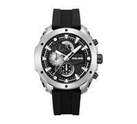 Police - Cronografo Wyvern - Quartz movimento dell'orologio - Larghezza della cassa: 53 mm - Acciaio inossidabile - Black - 5 ATM