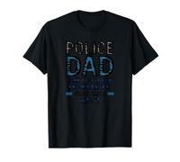 Police Dad Some People Run from Danger Maglietta