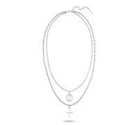POLICE Duality Collana da uomo in acciaio inox 550+50 mm argento
