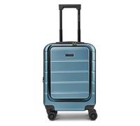 Police Dublin 4 ruote Trolley cabina S 54 cm Vano porta PC espandibile blu