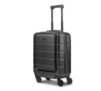 Police Dublin 4 ruote Trolley cabina S 54 cm Vano porta PC espandibile nero