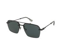 Occhiali da Sole Police SPLQ90 0672 ORO NERO LUCIDO 59/15/145 Uomo