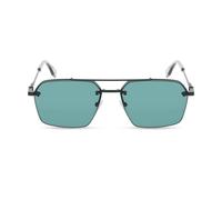 Police Force 9 Splq90 Occhiali Da Sole Uomo Nero Pilot