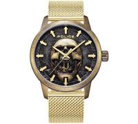 Police Gold Stainless Steel Dress Watch
