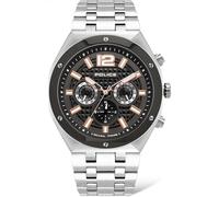 Police Gray Stainless Steel Dress Watch