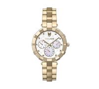 Police Hakkai Rock Rebel Women's Wrist Watch with Stainless Steel Ion Plate Brac
