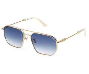 Police Horizon 13 SPLP34 0300, Oro, Metal, Uomini occhiali da sole 58