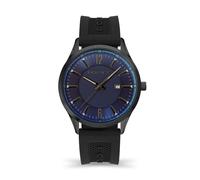 Police Laser Black Multi Dial Black Silicone Strap Watch