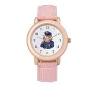 Police Lion Smoking - Orologio da polso da donna, elegante, analogico, al quarzo, con cinturino in pelle, Stile:, regular, Cinturino