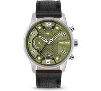 Police Mens Analogue Quartz Watch with Leather Strap PEWJF2203305