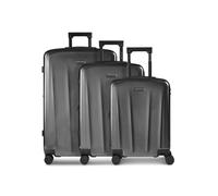 Police _New_York_Parent, Nero , 3-Set, Bagaglio rigido