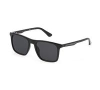 Police SPLF17E Sunglasses, Totale Nero Lucido, 54 Unisex-Adulto