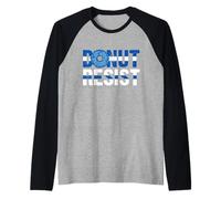 Police Officer - Donut Resist - Thin Blue Line Cop Policeman Maglia con Maniche Raglan