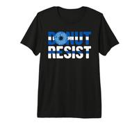 Police Officer - Donut Resist - Thin Blue Line Cop Policeman Maglietta Premium