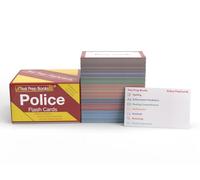 Police Officer Exam Study Cards: Police Officer Test Prep with Practice Test Questions [Full Color Cards]